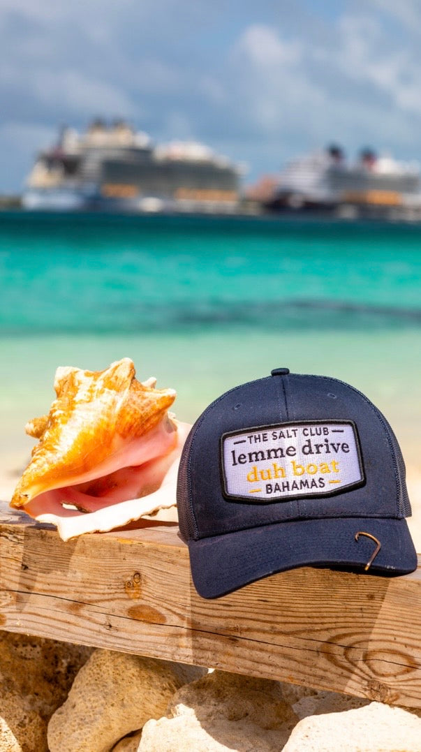 Lemme Drive Duh Boat Trucker Hat